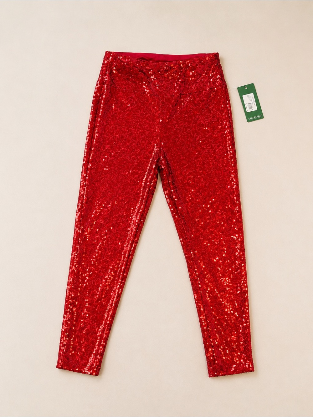 NWT Tipsy Elves Red Sequin Leggings ❤️✨